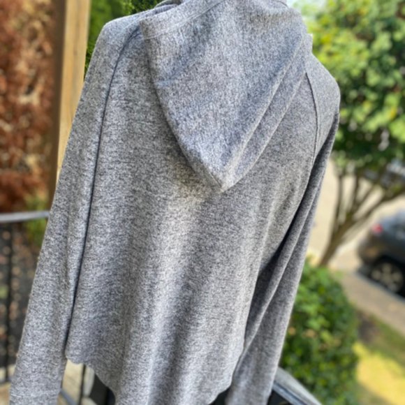 TNA Heather Gray Sz Small Soft Hoodie Sweatshirt Top - Picture 4 of 4